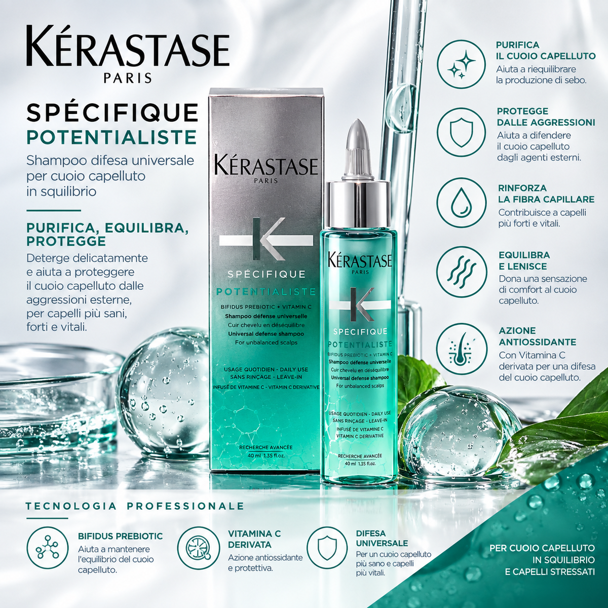 Kérastase Spécifique Potentialiste – Siero Difesa Universale del Cuoio Capelluto