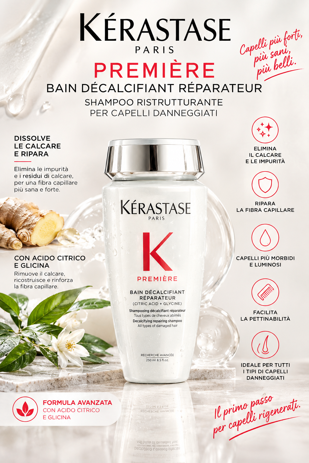 Kérastase Première Bain Décalcifiant Réparateur 250 ml – Shampoo Riparatore