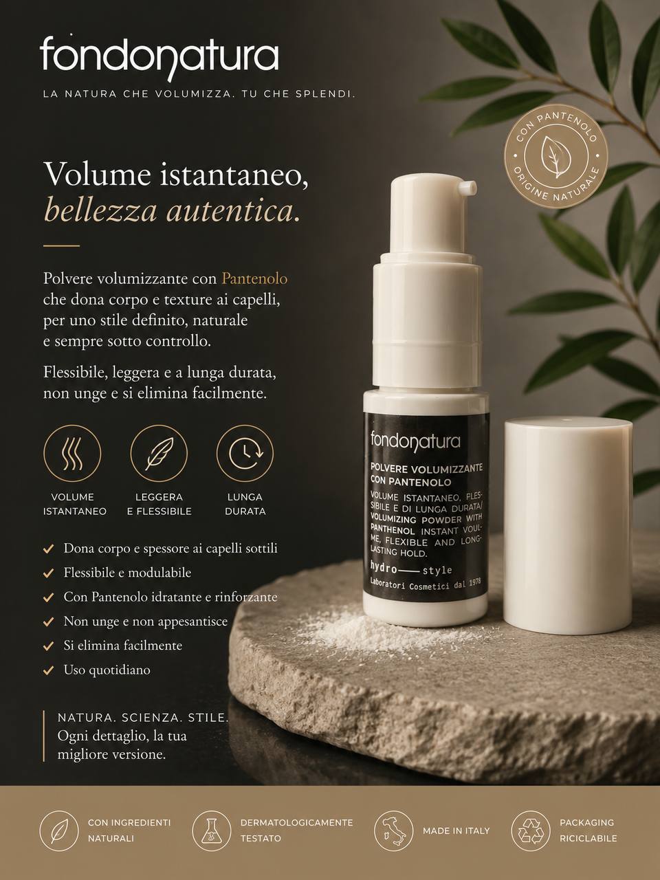 Fondonatura Polvere Volumizzante